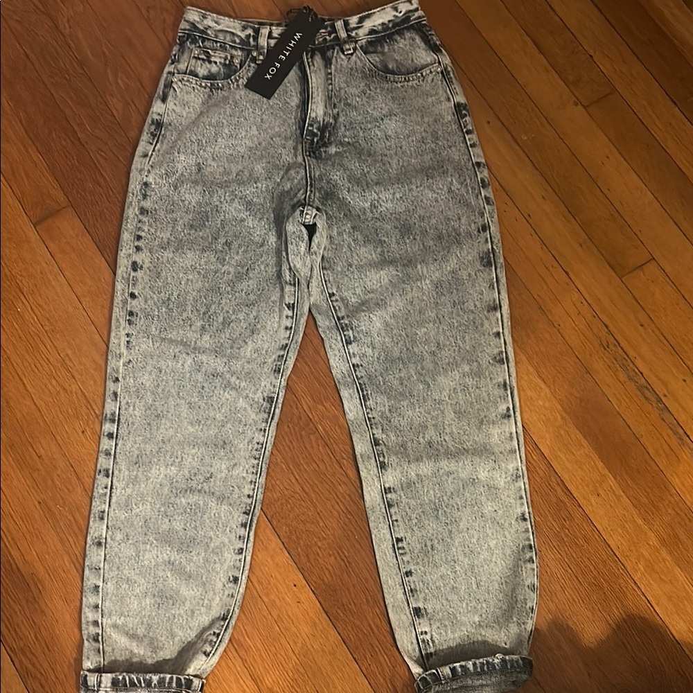 Vintage Wash High-Waisted Jeans
